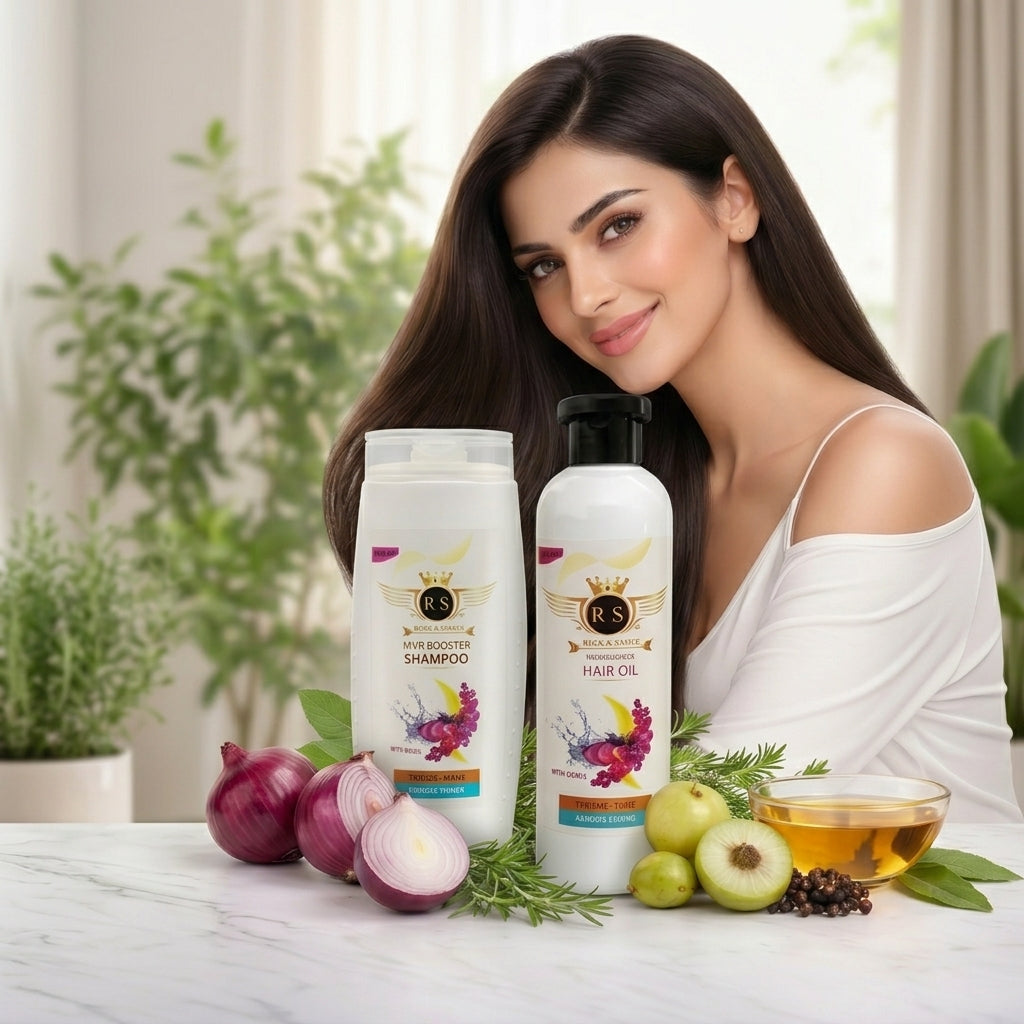 🌿 Stop Hair Fall Naturally: The Real Solution Pakistani Hair Needs
