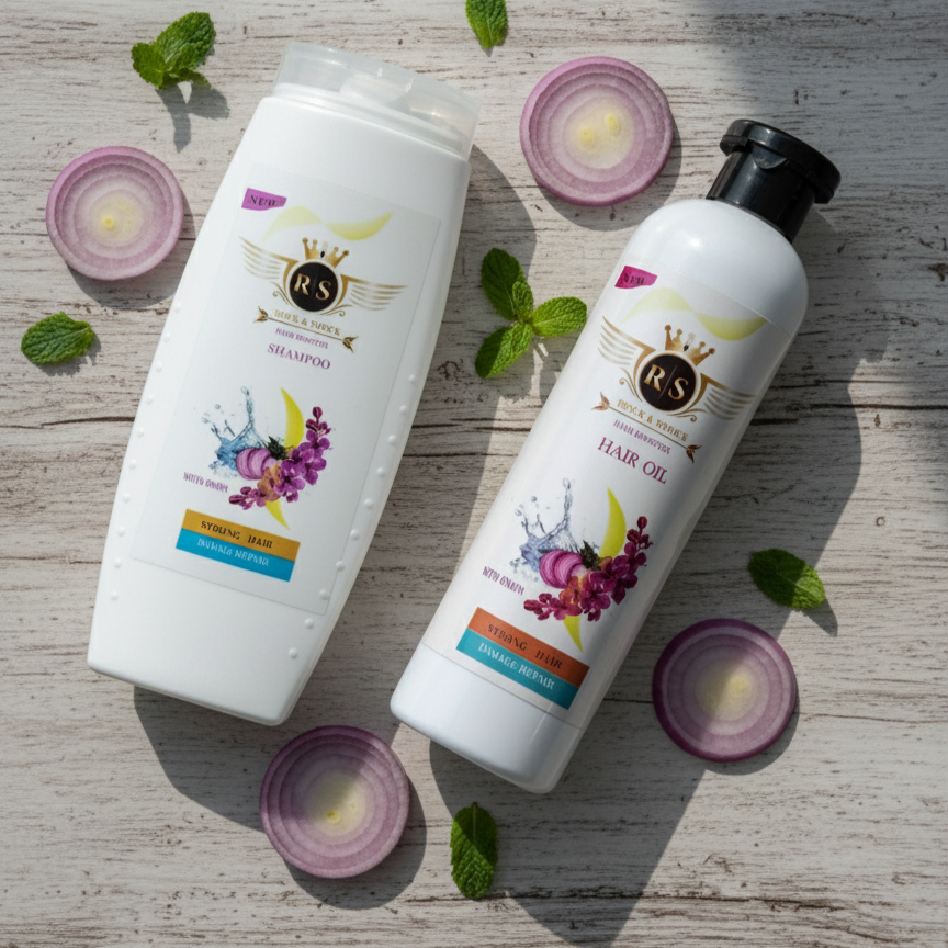 Onion Shampoo + Hair Oil - Combo Pack for Hair Care