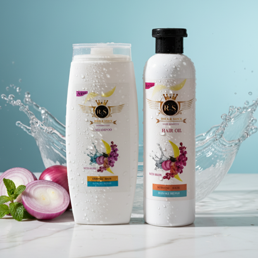 Onion Shampoo + Hair Oil - Combo Pack for Hair Care
