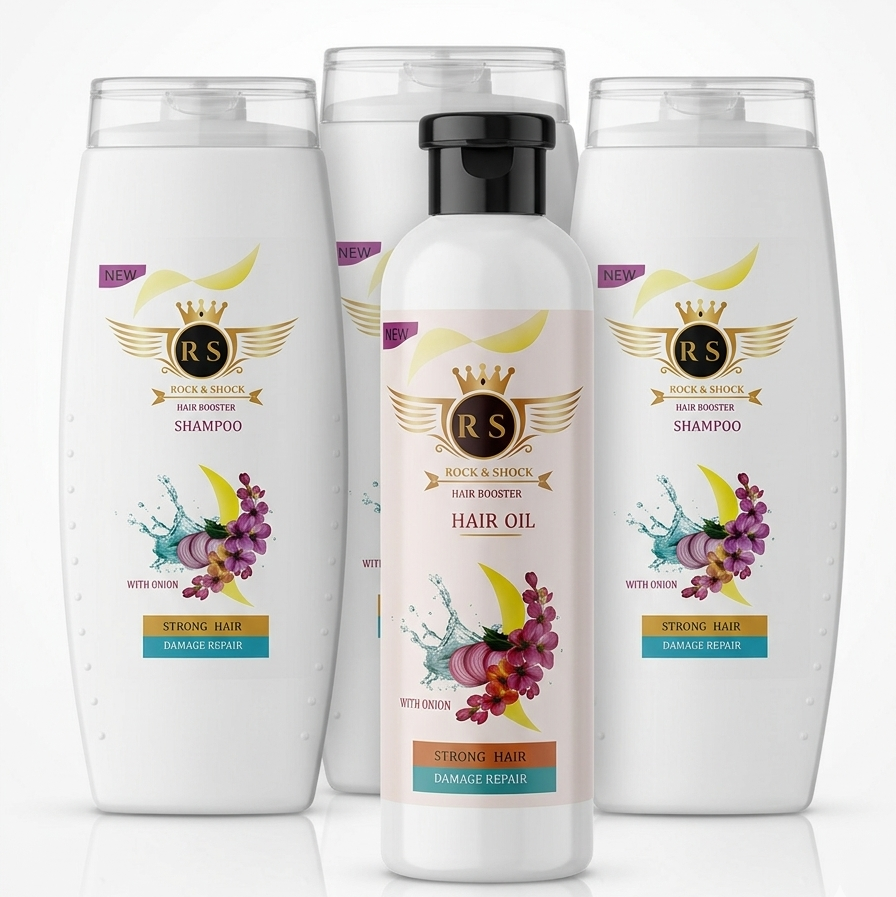 Advanced Hair Care Bundle – 3 Shampoos + Hair Oil