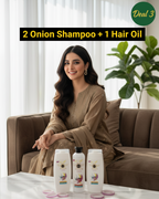 Rock & Shock Hair Fall Kit – 2 Shampoos + 1 Hair Oil