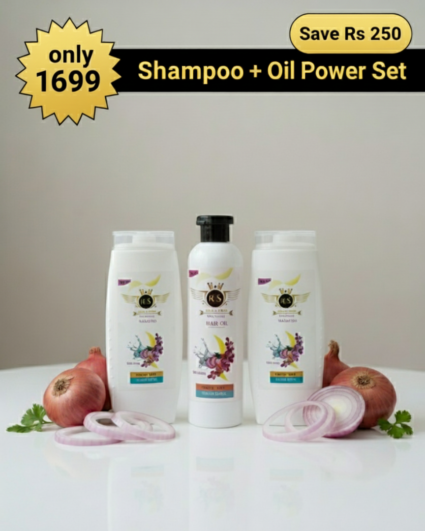 Rock & Shock 2 Shampoo + Oil Power Set