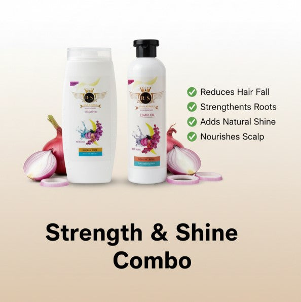 Onion Shampoo + Hair Oil - Combo Pack for Hair Care