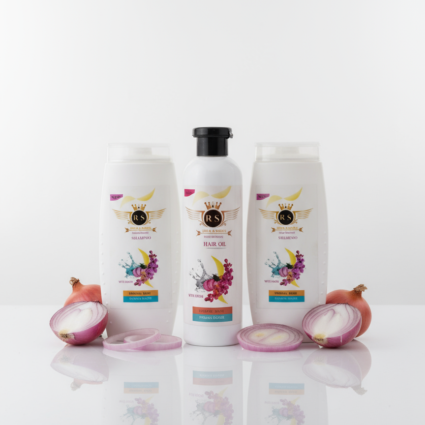 Rock & Shock Hair Fall Kit – 2 Shampoos + 1 Hair Oil