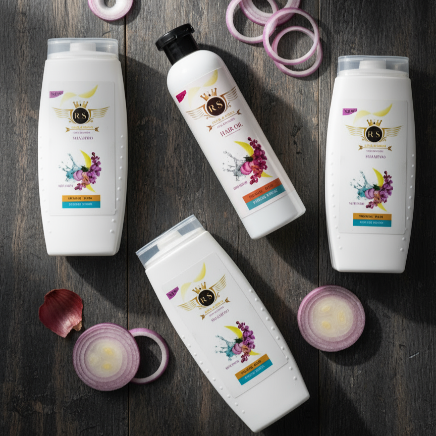 Rock & Shock Family Care Bundle - 3 Shampoo + 1 Hair Oil