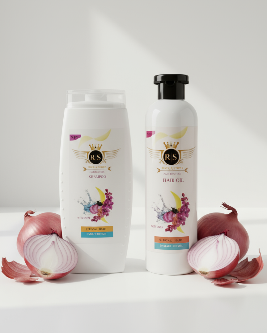 Onion Shampoo + Hair Oil - Combo Pack for Hair Care
